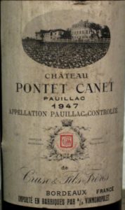 1947 Château Pontet Canet